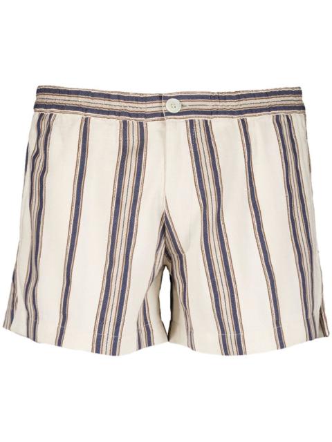 MARRAKSHI LIFE striped elasticated-waist shorts