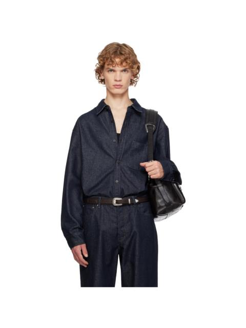 LE17SEPTEMBRE Blue Denim Overshirt