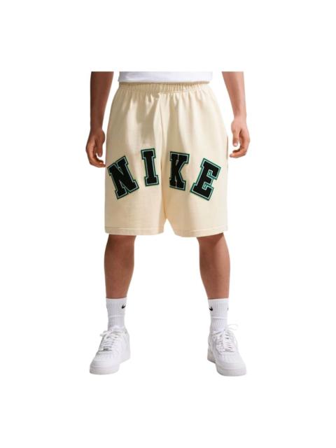 Nike Nike Life Midweight Shorts 'Coconut Milk Black' IF2236-113