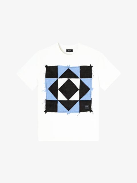 A.P.C. PATCHWORK T-SHIRT