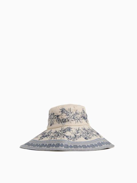 ALÉMAIS Villa Romantica Wide Brim Sunhat in Cream