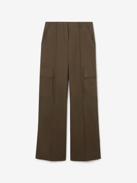 Burberry Gabardine Cargo Trousers