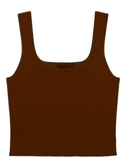 SIMKHAI Uri square-neck ribbed top