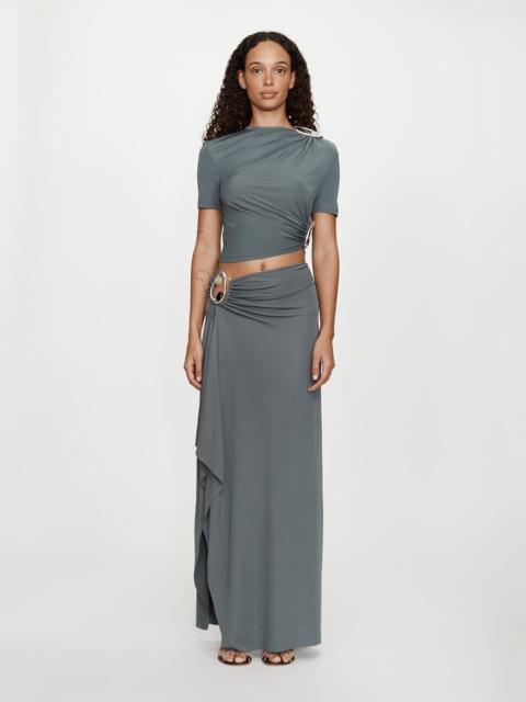 CHRISTOPHER ESBER Orica Crystal Cascade Jersey Skirt