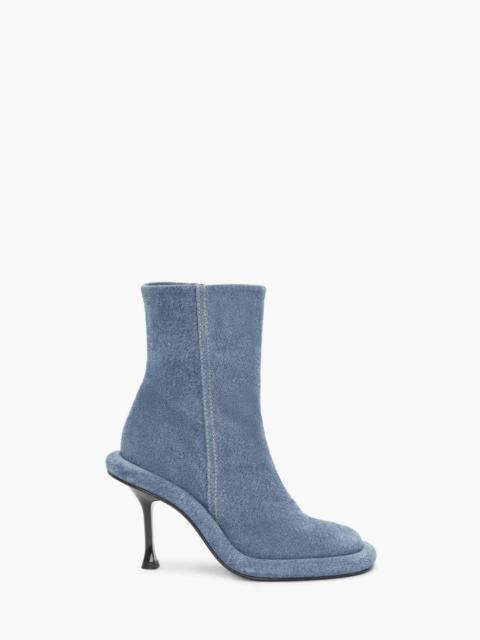 JW Anderson BUMPER-TUBE LEATHER HEEL BOOTS