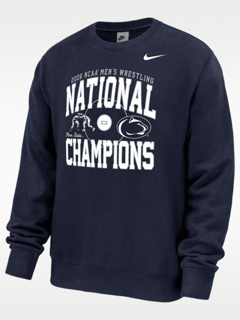 Nike Penn State Nittany Lions Nike Men's Wrestling Crew-Neck Sweatshirt