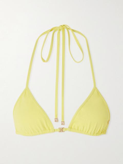 KIKI DE MONTPARNASSE Coeur Triangle Halterneck Bikini Top