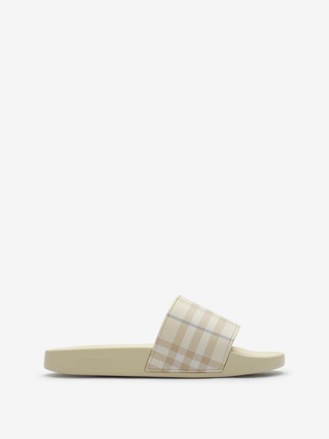Burberry Check Slides