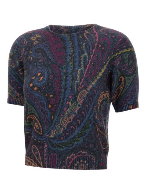 Etro paisley-print short-sleeve top