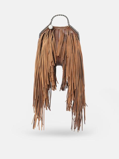 Stella McCartney Alter-Suede Fringe Falabella Tiny Tote Bag