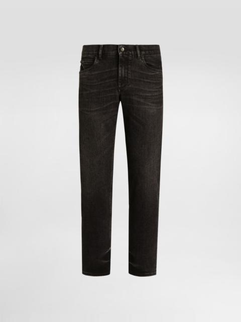 Dolce & Gabbana Denim trousers with DG patch