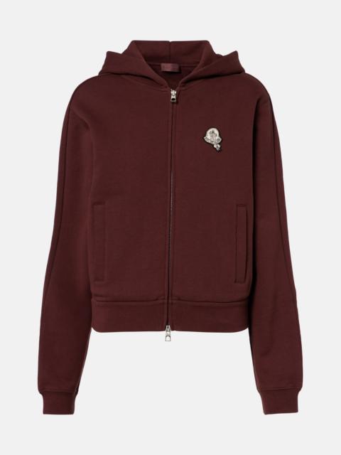 Moncler Cotton zip-up hoodie