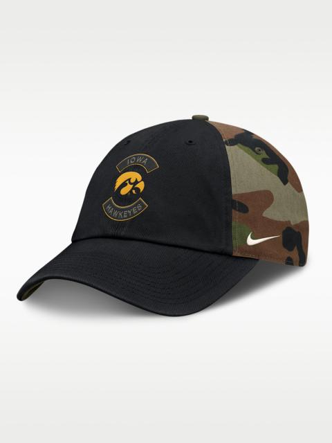 Nike Iowa 2025 Military Appreciation Club Men's Nike College Adjustable Hat