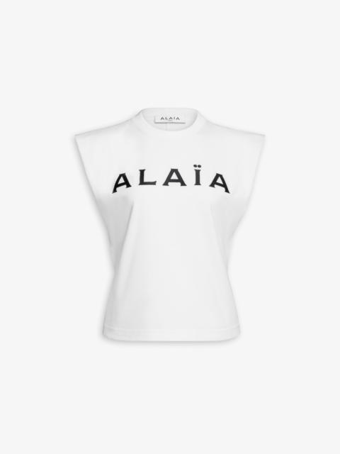 ALAIA T-SHIRT IN JERSEY
