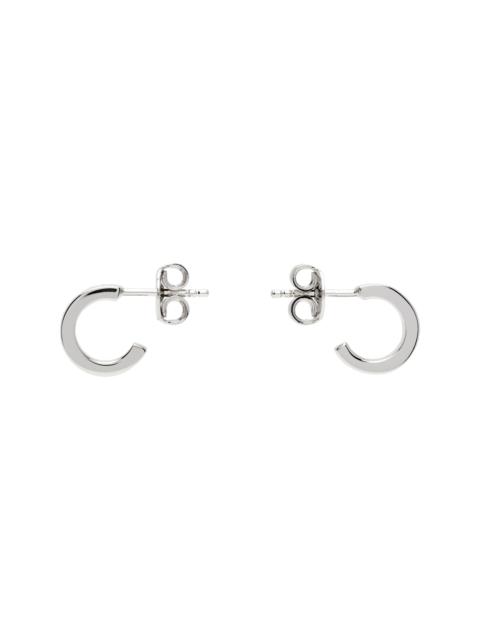 MM6 Maison Margiela Numeric Minimal Signature Hoop Earrings