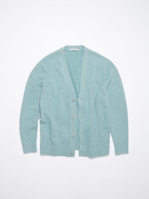 Wool blend cardigan - Mineral blue