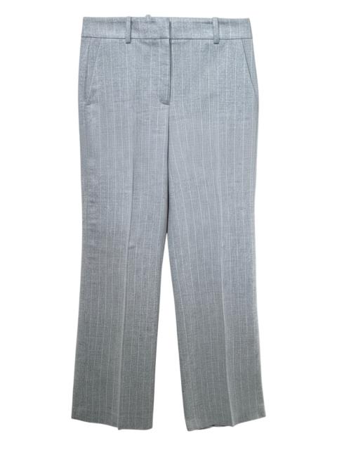 PESERICO striped-pattern trousers