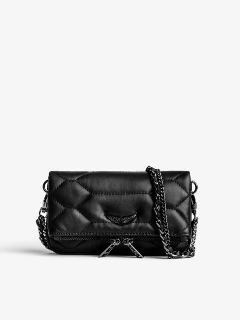 Zadig & Voltaire Rock Nano Quilted Leather Clutch