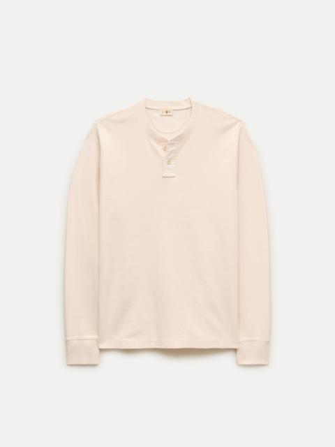 J.CREW Summerweight waffle-knit cotton henley