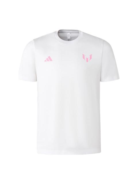 adidas Messi T-Shirts 'White' JD7126