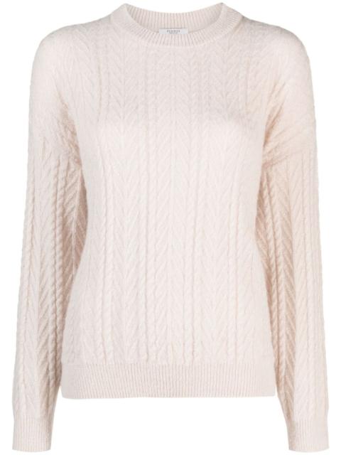 PESERICO cable-knit wool-blend jumper