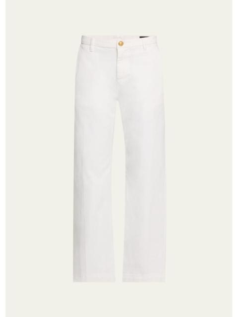 KOBI HALPERIN Hope Straight-Leg Stretch Cotton Pants