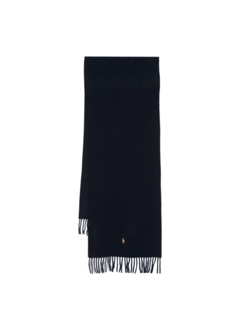 Polo Ralph Lauren Polo Pony fringe-detailing scarf