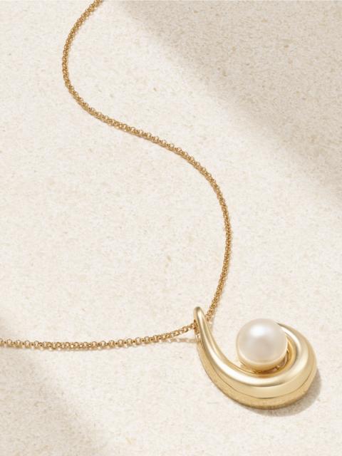 MATEO 14-karat Gold Pearl Necklace