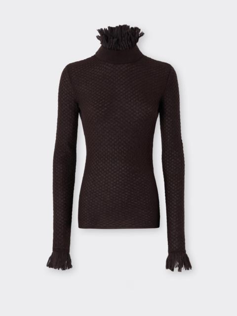 Ferrari Turtleneck with Fringes