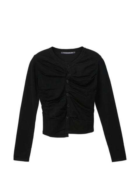 CAMPERLAB ruched cardigan