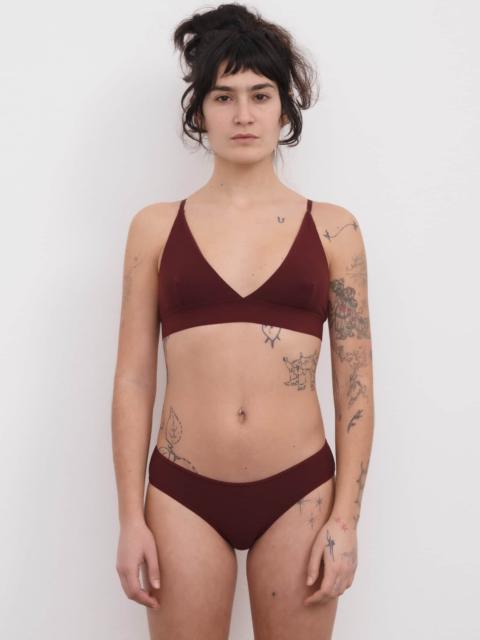 BASERANGE Triangle Bra - Fine Organic Cotton Rib
