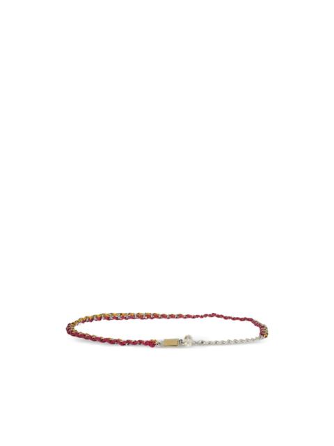 Dolce & Gabbana braided chain-link belt