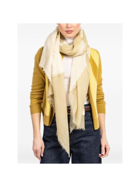 FRENCKENBERGER faded-stripe scarf