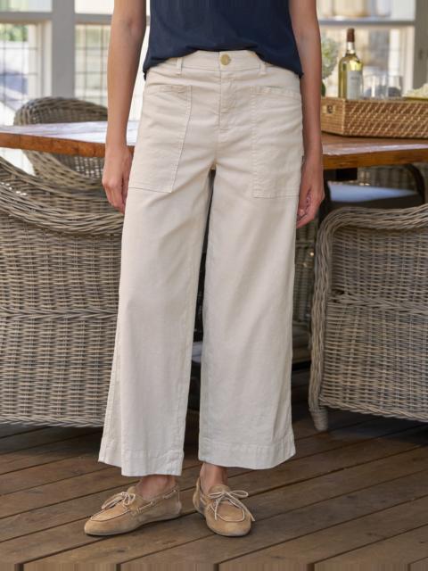 Frank & Eileen Cropped Wide-Leg Carpenter Pant