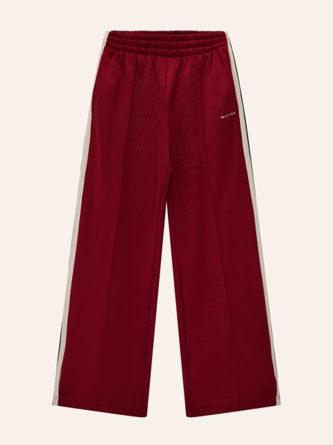 P.E NATION TRICOT TRACKPANT IN CHERRY