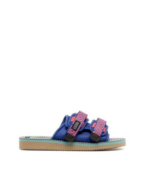 Suicoke MOTO jacquard touch-strap sandals