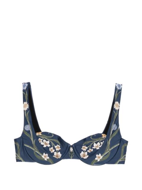 Agua by Agua Bendita Zucchini Laguna bikini top