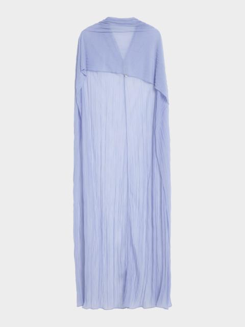SIMKHAI Genoa Sheer Jersey Cape