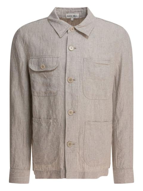 ALEX MILL Work linen shirt jacket