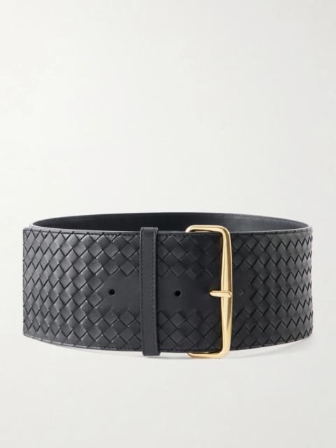 Bottega Veneta Alto Intrecciato Leather Belt