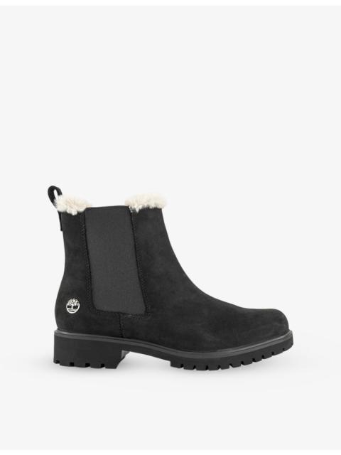 Timberland Lyonsdale Nubuck-Leather Chelsea Boots