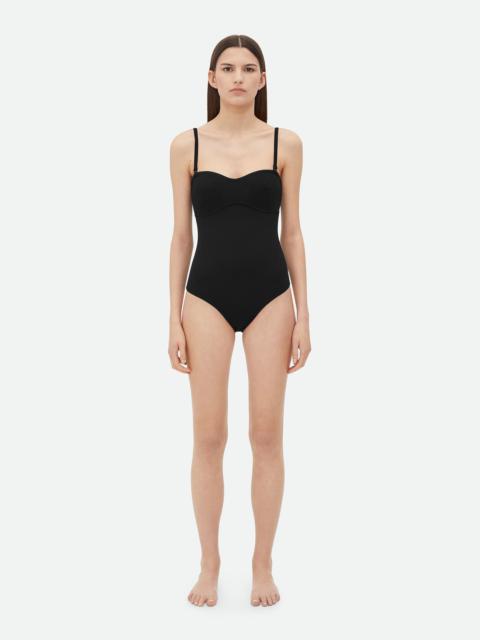 Bottega Veneta Textured Nylon Bustier Body