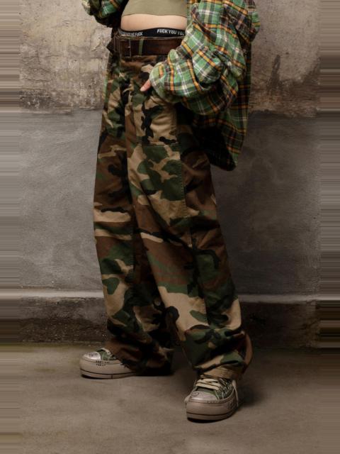 WIDE LEG UTILITY PANT - CAMO