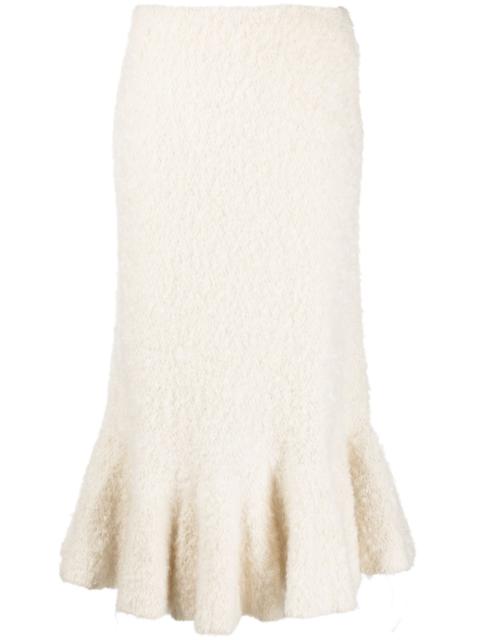 Jil Sander pleated-hem skirt