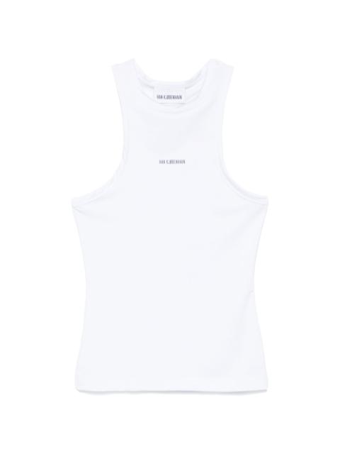 HAN KJØBENHAVN logo-appliqué racer top