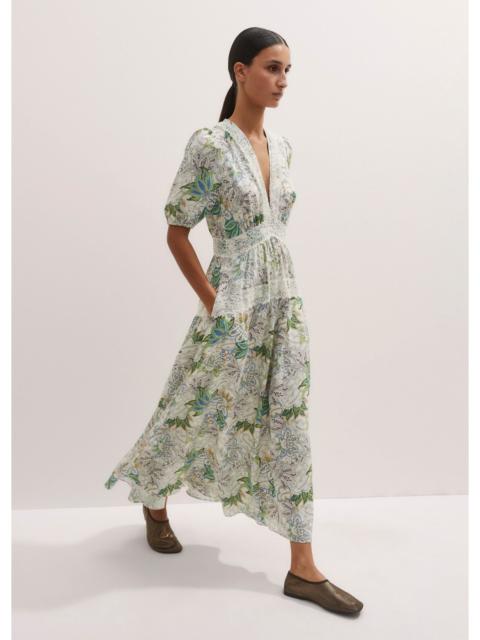 ME+EM Lace Trim Maxi Dress