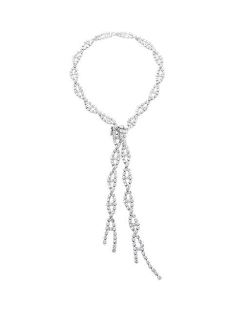 BALENCIAGA Women's Riviera Necklace  in Shiny Silver