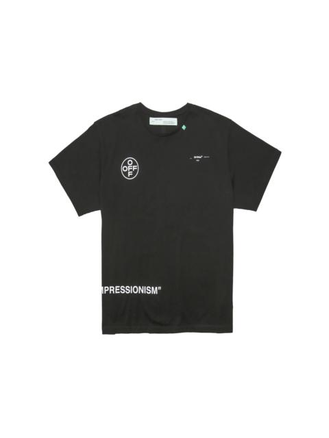 Off-White OFF-WHITE Diag Stencil T-Shirt Black