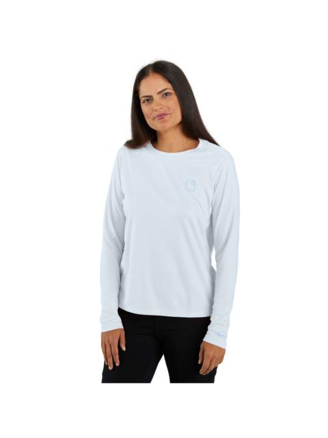 Carhartt Women's Force Sun Defender™ Relaxed LS Logo T-Shirt