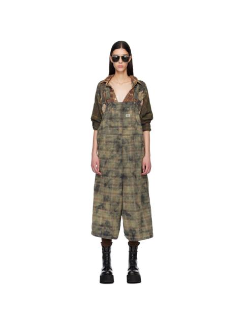 R13 Khaki Jumbo Overalls